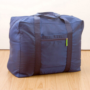 收纳装衣服的袋子整理袋行李手提收纳包 旅行收纳袋旅游 藏青