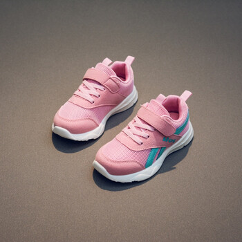 儿童运动鞋网纱透气跑步鞋男童休闲鞋女童波鞋学生防滑球鞋潮 粉红色