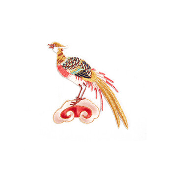 从此以后可以自己做龙袍的十二章纹刺绣布贴 华虫