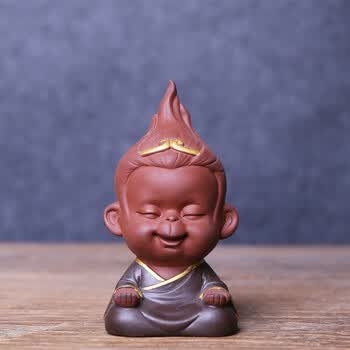 孙小圣小猴子茶宠摆件精品可养茶玩紫砂齐天大圣创意车载茶具配件