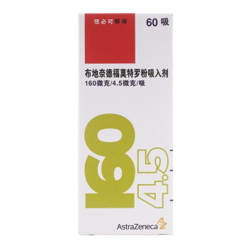 信必可都保 布地奈德福莫特羅粉吸入劑 160ug:4.