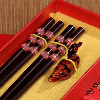 中国特色礼品筷子礼盒装一对筷子中国风工艺品出国创意送老外礼物