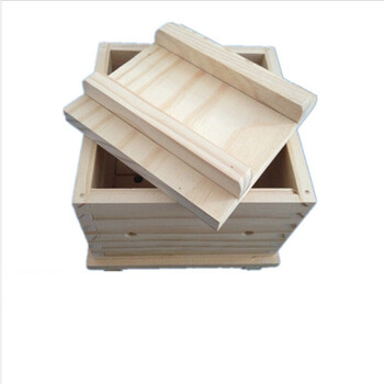 diy厨房小工具加厚自制家庭用做豆腐模具大豆腐盒豆腐框可卸 12*12*