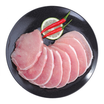 益君 黑猪里脊肉片 450g*2袋 湘西芙蓉黑猪 林间散养