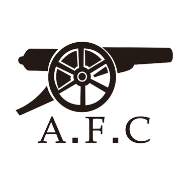 贴纸 英超西甲足球队标车贴 个性足球队贴纸sn3552 阿森纳油箱盖黑