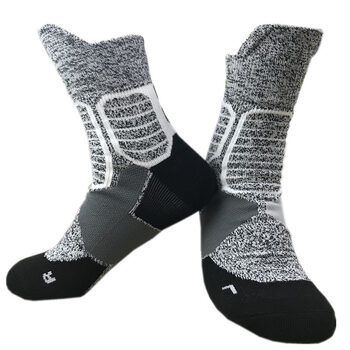 篮球袜中筒球袜高帮精英毛巾袜加厚吸汗运动袜子跑步训练减震袜男