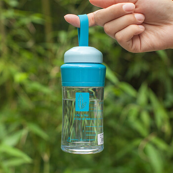 c1茶杯子塑料杯夏天男女学生儿童带盖小水杯sn0930 1041蓝色120毫升