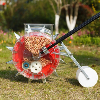 玉米施肥器花生耕种机械农业点播机农用播种棉花手动式工具机 7嘴株距