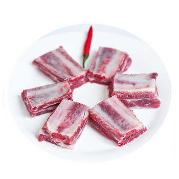 野蛮香 东北长白山脉林间散养 黑猪肋排段 净排新鲜土猪肉排骨400g