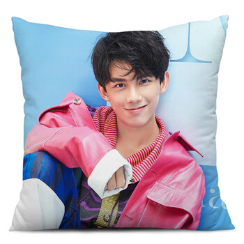 抱枕头diy来图定制照片双面午睡靠枕垫含芯周边生日礼物 吴磊--e 小号