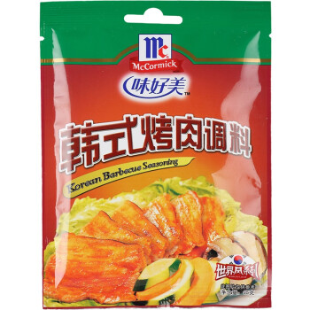 味好美（McCormicK） 复合调味料调味料 韩式烤肉调料35g 烧烤烹饪调味料 百年品牌