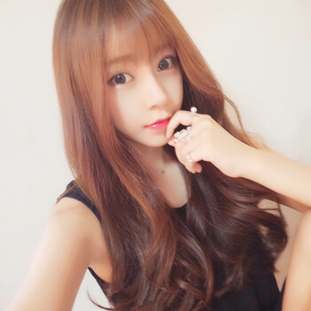 日常假发 女生时尚长发 空气刘海长卷发 蓬松大波浪 修脸黄色假毛