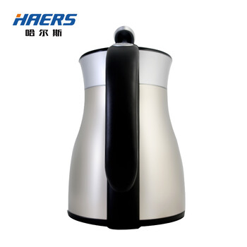 哈尔斯（HAERS）HEK-1200-1真空保温电热水壶  双层防烫304不锈钢烧水壶 本色 1.2L