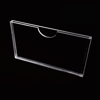 亚克力卡槽定做a4槽插纸盒a5展示牌透明照片宣传栏展板插卡墙贴式 横