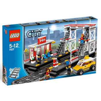 乐高lego7937城市火车系列火车站
