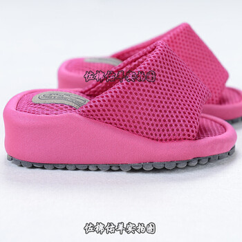 日本厚底半掌鞋鞋拖鞋防汗产后美腿负跟 黑色 33均码