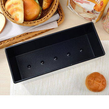 
                                        三能 烘焙工具 大号吐司盒1200克 长方形带盖 面包吐司模具 烤箱配件 SN2004 1200g土司盒                