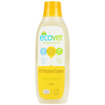 ECOVER 生态环保超浓缩多功能清洁液 柠檬配方 1L 原装进口 植物提取 护肤不伤手 适用不伤各种表面 气味清新