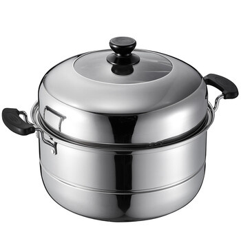 
                                        
                                        爱仕达（ASD） 爱仕达蒸锅ASD二层304不锈钢大蒸锅 电磁炉通用M1534G 34CM                