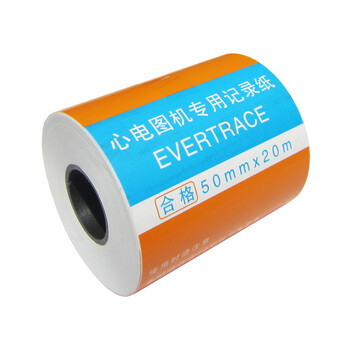 医用心电图纸单道联三导十二导六导心电图机打印纸热敏打印纸专用记录纸本式卷式轴50x一卷装 图片价格品牌报价 京东