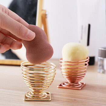 收纳总动员 美妆蛋收纳架彩妆葫芦粉扑托架女生化妆海绵蛋晾晒架子防