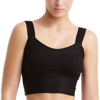 舜王运动文胸 高弹力无钢圈瑜伽健身跑步背心聚拢内衣f 黑色 xl