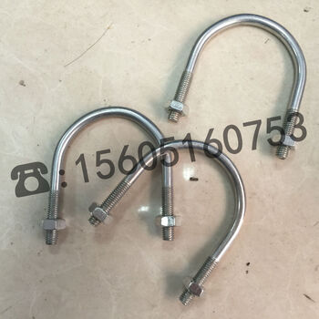 镀锌u型卡 水管u型卡扣 管卡子 u型管夹抱箍 卡箍u型卡水管固定卡