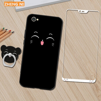 正尼oppoa3手机壳opopa3软壳oppa3防摔oppora3 opa3钢化膜0pp0 猫脸