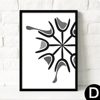 北欧装饰画客厅简约现代黑白组合挂画酒吧咖啡厅壁画个性创意墙画抖音