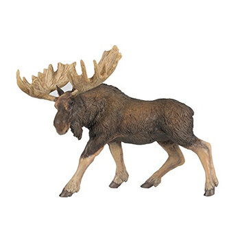 法国papo野生动物系列北美驼鹿50065仿真动物模型收藏公仔玩具科普