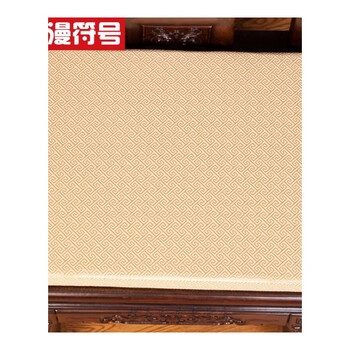 餐椅垫实木沙发茶椅垫坐垫罗汉床飘窗垫子加厚海绵定做 淡黄色回文格