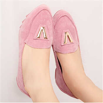 平底休闲鞋孕妇鞋妈妈鞋驾车单鞋 粉红色 37图片 - 京东手机版