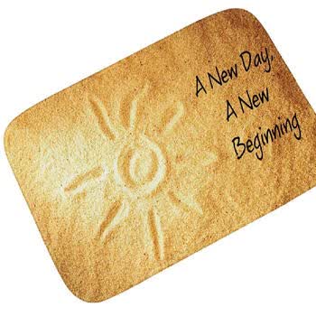 京兰受气包金色沙滩休闲卧室客厅地毯坐垫加厚入户防滑地垫 带字太阳