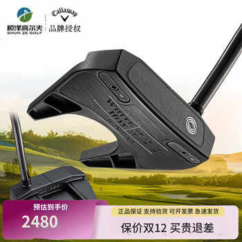 卡拉威（Callaway）高尔夫球杆男士推杆24新款WHITE HOT BLAC黑曜版高端巡回赛 SEVEN DB 七号牛角推杆 34