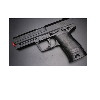 沙漠之鹰半自动连发水蛋枪可发射 usp无弹仓【黑色】大号 官方标配