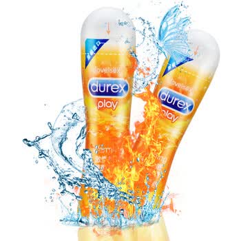 杜蕾斯(durex) 润滑油爽滑快感 热感水溶性人体润滑液 男女用成人性交