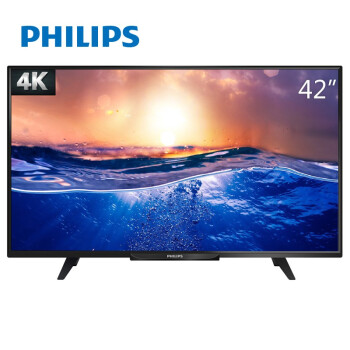 飞利浦（PHILIPS）42PUF6056/T3 42英寸 4K超高清智能电视（黑色）