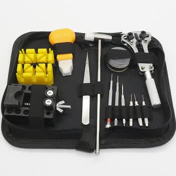 维多宝修表工具套装 钟表拆卸工具 拆表开表组合 手表维修工具包 换