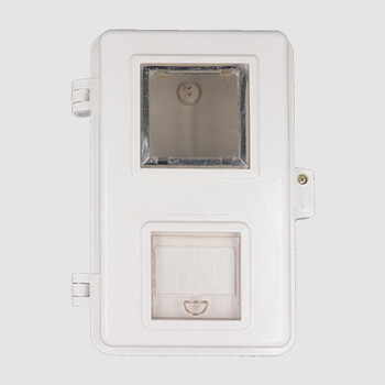 防雨水单相电表箱 露天室外配电箱户外玻璃钢明装电表盒子1户上下新款