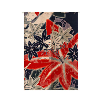 日式门帘布艺卧室卫生间窗帘风水隔断帘客厅厨房餐厅帘