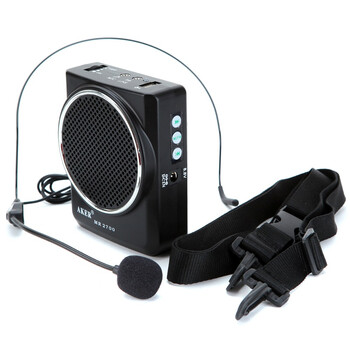 
                                        爱课(AKER)MR2700小蜜蜂喊话器扩音器便携式教学导游腰挂音响(黑色)                