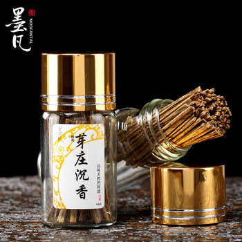
                                        墨凡 天然越南芽庄沉香片烟条烟丝 抽烟香片卷烟插烟针 原木条/片                