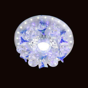 形泰   过道水晶灯走廊灯门厅灯玄关灯创意海豚造型灯具送LED光源