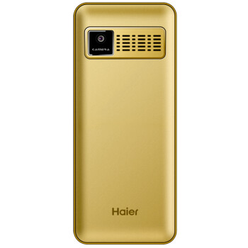 海尔（Haier）M319 移动/联通2G 老人手机 樽金