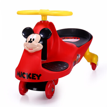 迪士尼儿童扭扭车婴儿溜溜车宝宝滑行玩具车摇摇车 米奇款