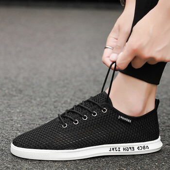 鞋新款透气帆布鞋男士休闲鞋韩版潮流学生百搭布鞋潮鞋 黑白色 jk2218