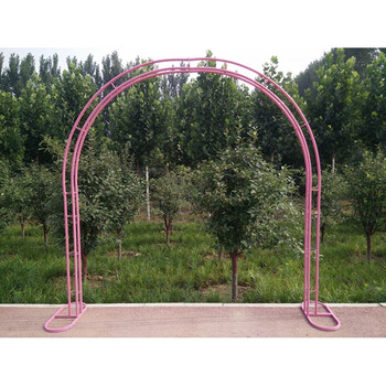 拱门架子铁艺可拆卸镀锌花门架子婚礼开业樱花拱门婚庆花架攀藤架