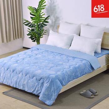 日本尼达利冷感薄被空调被夏凉被双人被子单人夏季薄被子 贝壳 140x