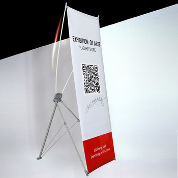 x展架60x160广告展架80x180展架海报架x架海报展示架易拉宝 加强型