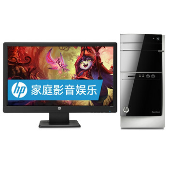 惠普（HP）500-539cn 台式电脑 （i3-4160 4GB 1TB GeForce GT 705 1GB独显 DVD Wifi 键鼠 win8.1）